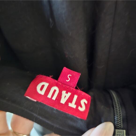 STAUD Kai Halter Dress in Black - Picture 11 of 14